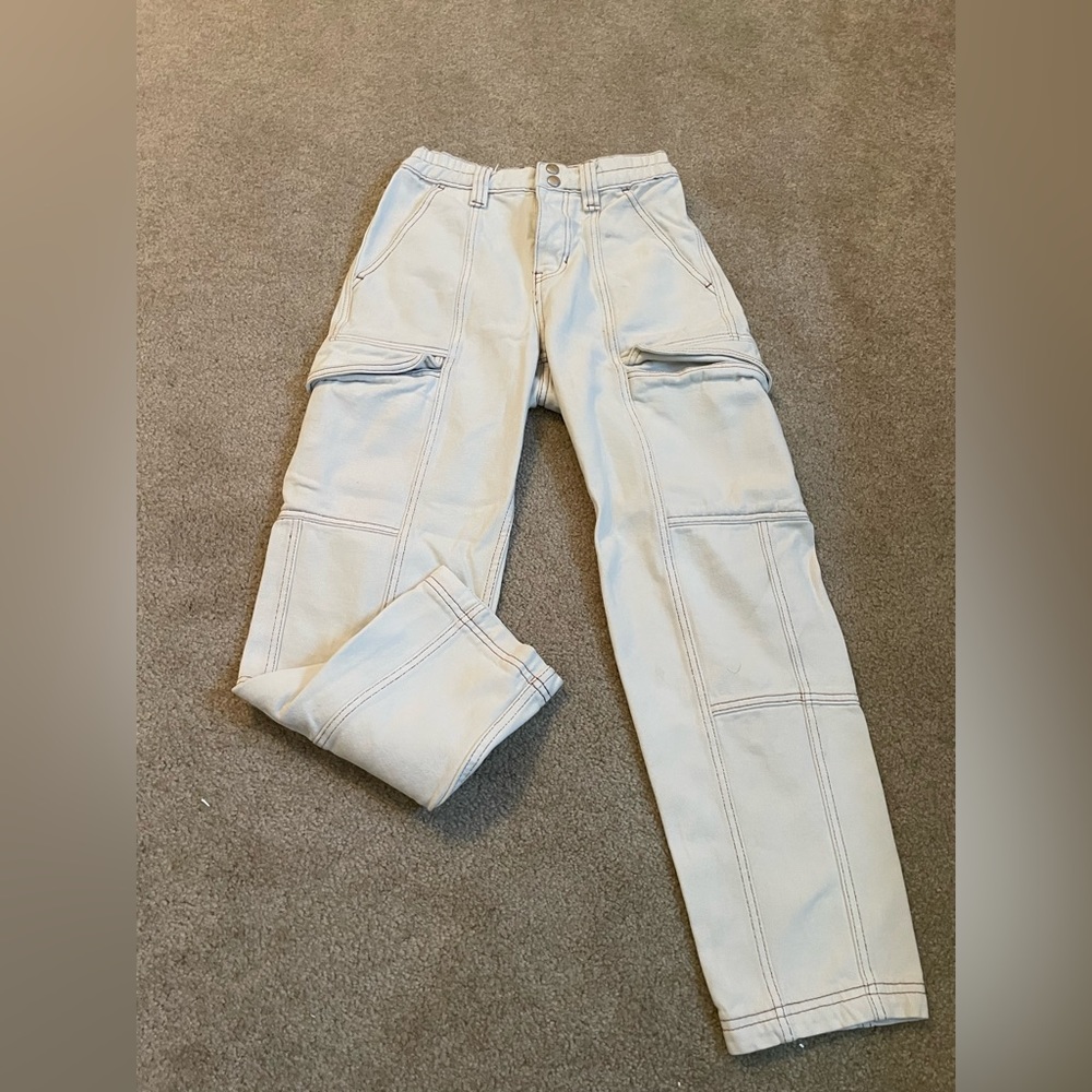 PacSun white cargo pants